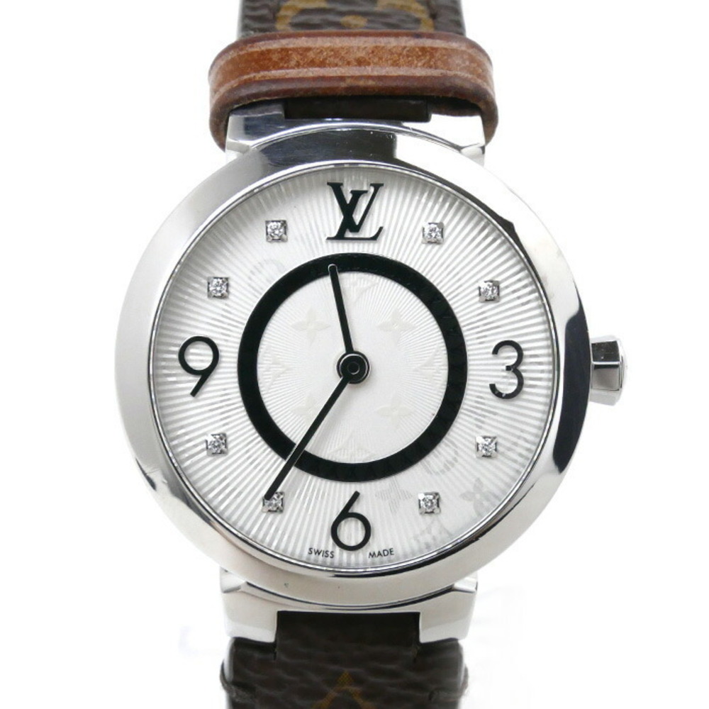 Louis Vuitton Tambour Operated Battery Diamond